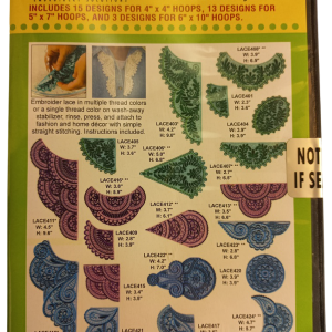 Fashionable Freestanding Lace - Amazing Designs - Machine Embroidery - CD # ADC-286